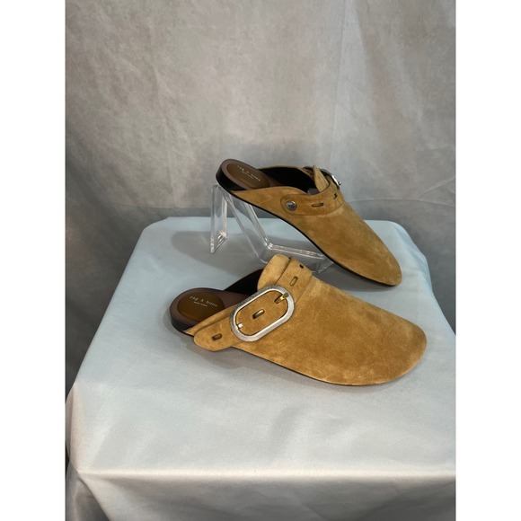 Rag & Bone Ansley Suede Slides – Women's Size 36 (New Without Box, $325 Retail) - Picture 1 of 7